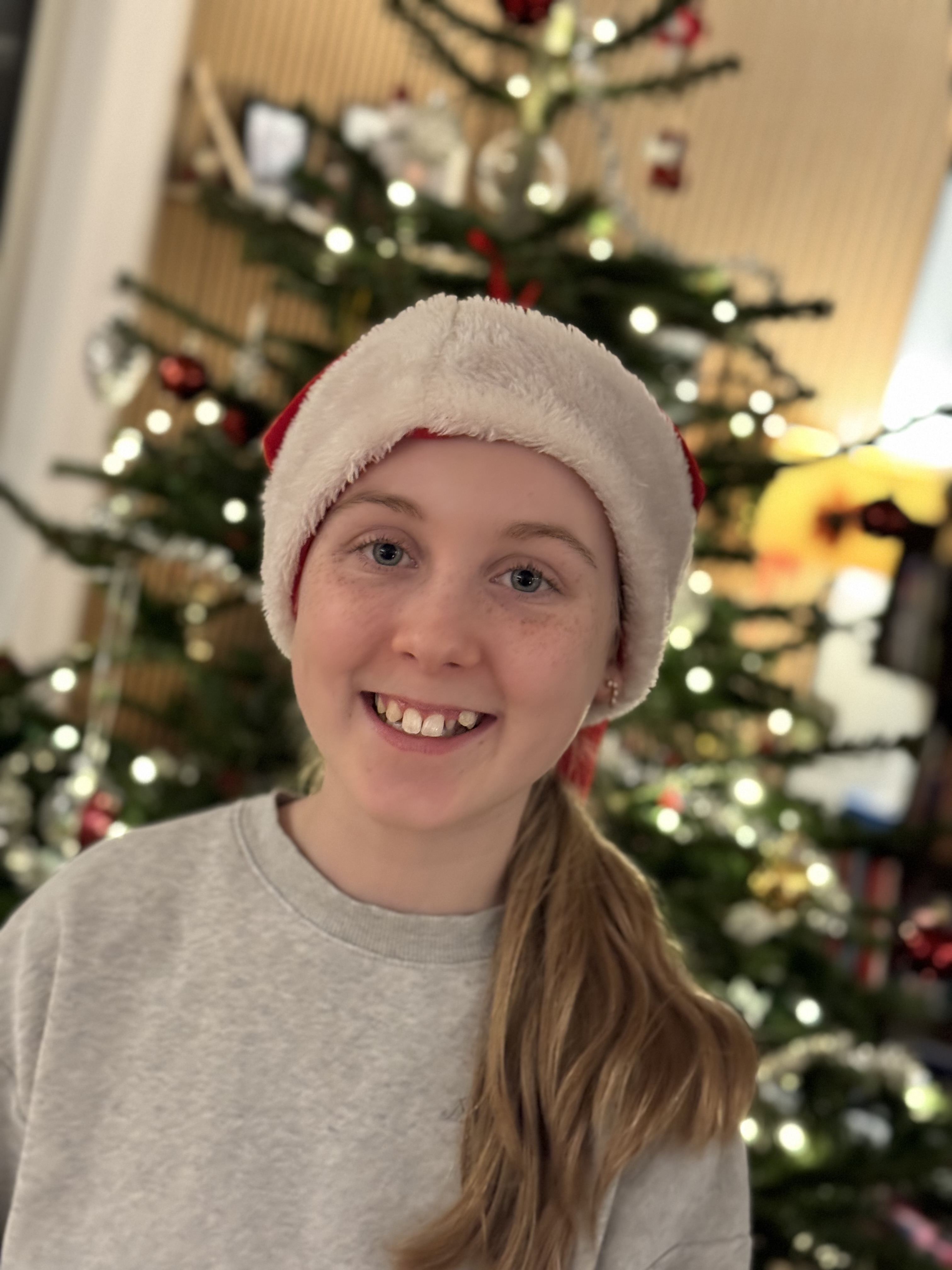 Laura i juleportræt